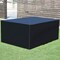 Mix Brown PE Rattan Patio Chair Set 6 Chairs 4 Ottomans Cushioned Outdoor